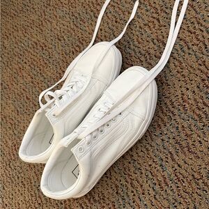 White Vans Old School